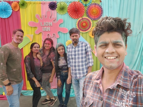 Holi celebration