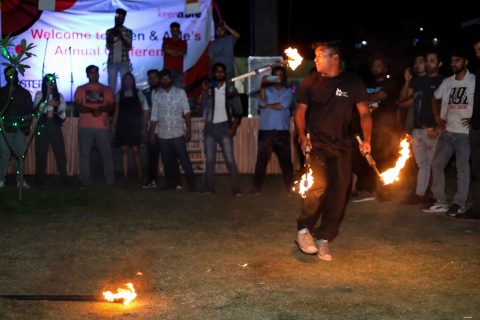Fire Juggling Performance