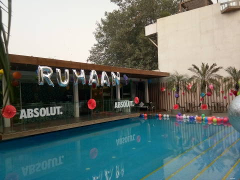 Name Plate With Baloom