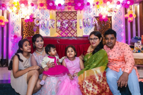 Birthday Pic With Angel