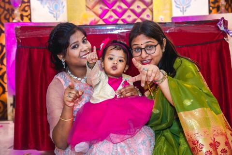 Masti with Birthday angel 