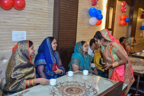 Parents enjoy on party