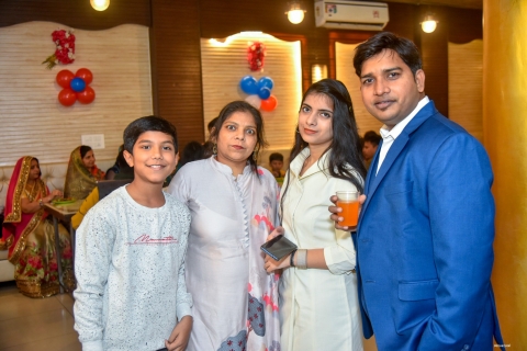 Photo with relatives