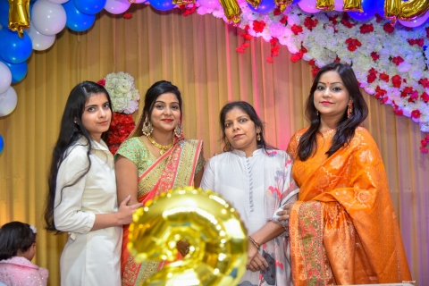 Photo with relatives