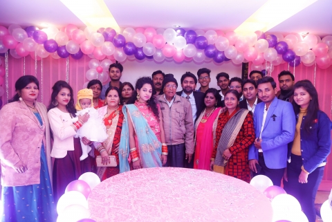 Group Photo of Birthday Party