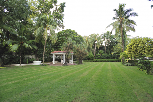 Terrace garden at Taj Bengal