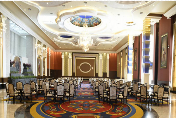 Ambience Hall at The Grand Bhagwati Palace