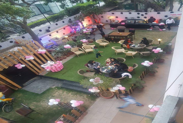 Lawn And Indoor Party Space at Scotchyard Kitchen And Bar