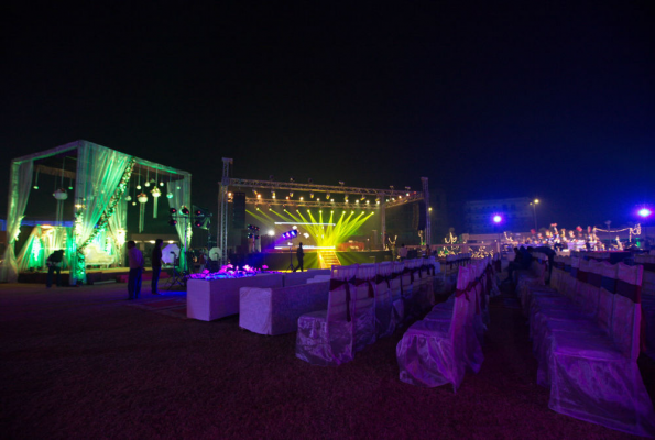 Party Lawn at Golden Blossom Imperial Resorts