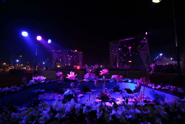 Party Lawn at Golden Blossom Imperial Resorts