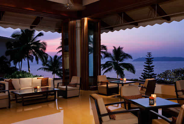 Waterfront Terrace & Bar at Goa Marriott Resort & Spa