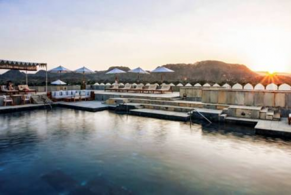 Pool Deck at Rass Devigarh