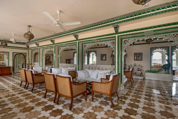 Jharokha Restaurant at Lake Palace