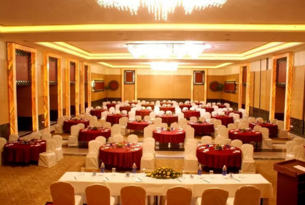 The Fateh Sagar Ballroom at Radisson Blu Udaipur Palace Resort & Spa
