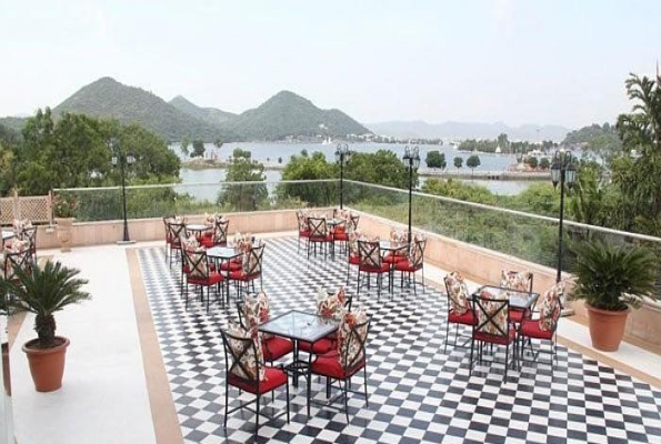 Aangan Terrace Bar at Radisson Blu Udaipur Palace Resort & Spa