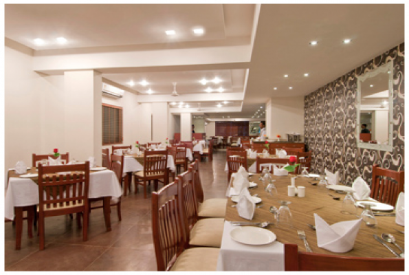 Restaurant at Hotel Deviram Palace