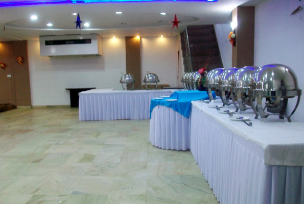 Banquet Hall at Hotel Taj Galaxy
