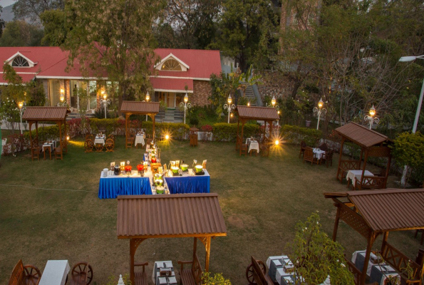 Pool Side Area at jüSTa Rajputana