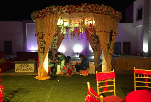 Versaliaa Banquet 1 With Open Courtyard at Mohan Vilaas