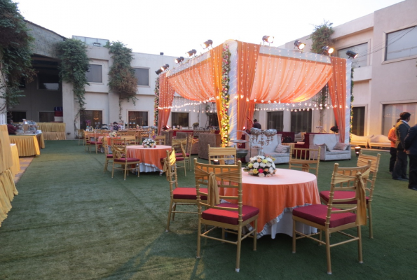 Versaliaa Banquet 1 With Open Courtyard at Mohan Vilaas