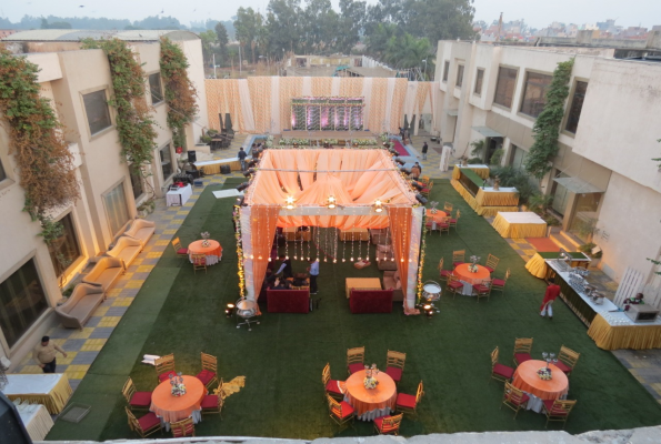 Versaliaa Banquet 1 With Open Courtyard at Mohan Vilaas