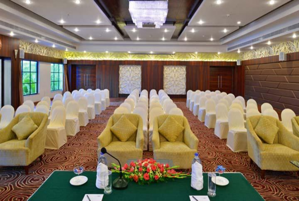 Patio at The Corinthians Resort And Club Pune