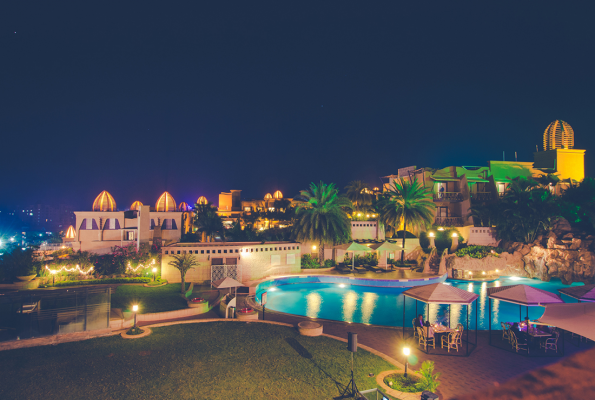 Patio at The Corinthians Resort And Club Pune