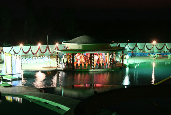 Pool Deck at Sentosa Resorts and Water Park