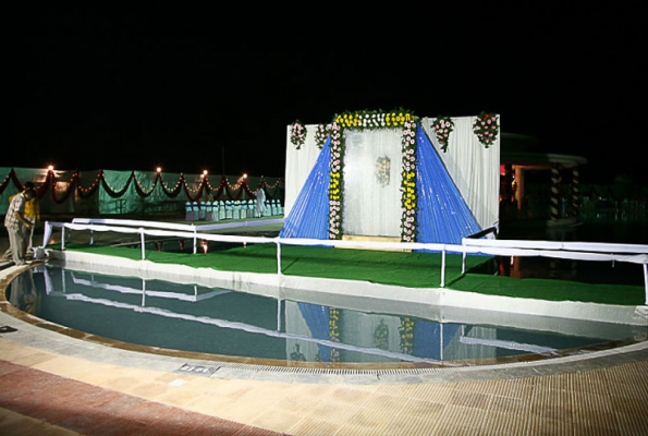 Pool Deck at Sentosa Resorts and Water Park