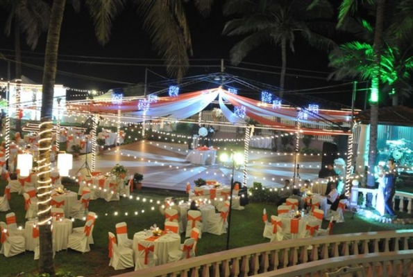 Lawn at Hotel Goan Heritage