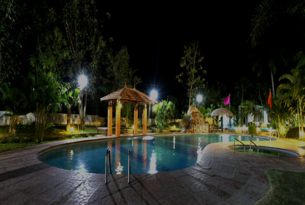 Pool side at The Southern Mermaid Resort