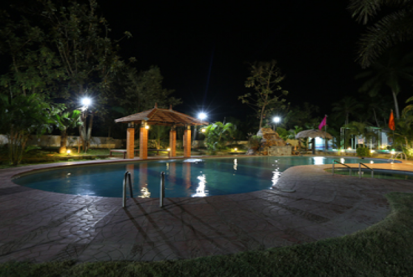 Pool side at The Southern Mermaid Resort