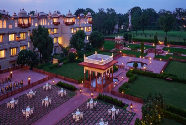 Fountain Lawns at Taj Jai Mahal Palace