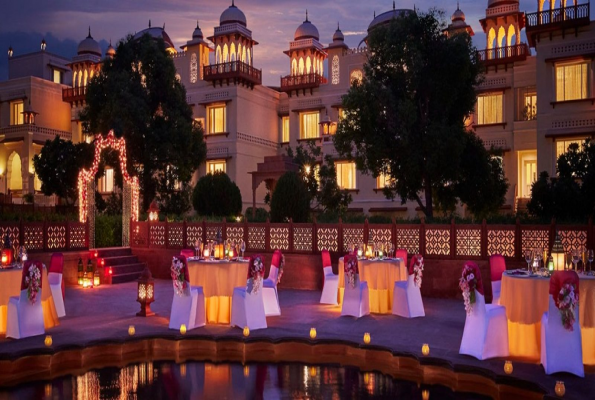 Lotus Pond at Taj Jai Mahal Palace