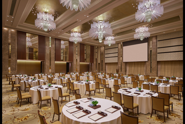 Krishna & Pennar Pre function area at Shangri La Hotel Bangalore