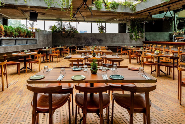 Skylight Dining at The Druid Garden