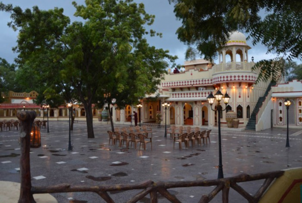 Traditional Dining at Chokhi Dhani Resort