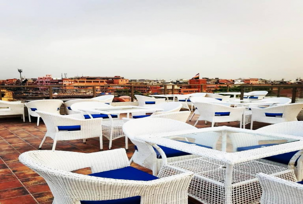 Drinks and the view - Picture of The Tattoo Cafe & Lounge, Jaipur -  Tripadvisor