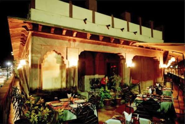 Baradari Courtyard at Shanti Bhawan Heritage Hotel