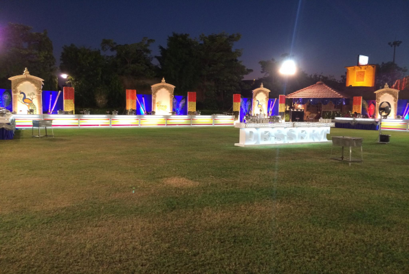 Lawn at Hotel Nirali Dhani