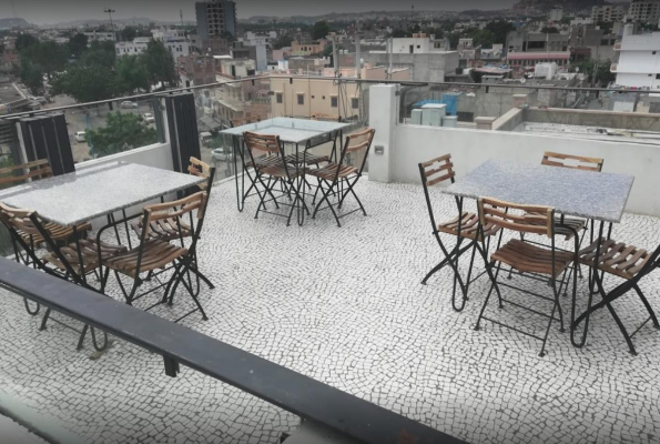 Rooftop Area at Purple Saffron