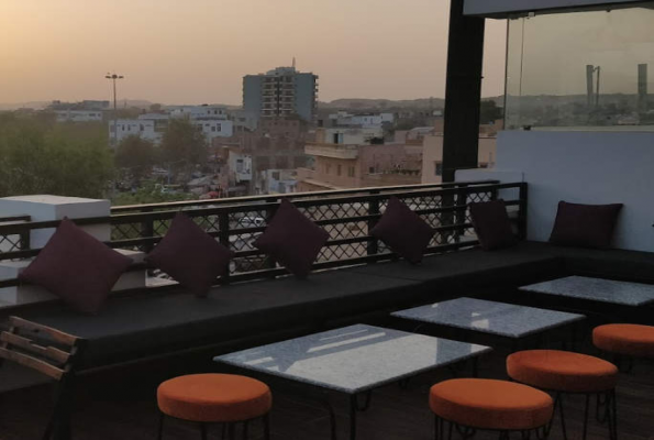 Rooftop Area at Purple Saffron