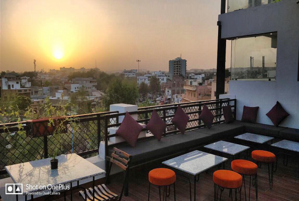 Rooftop Area at Purple Saffron