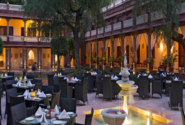 Jodhana Courtyard at Ranbanka Palace