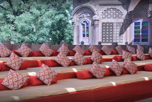 Royal Maharaja Tents at WelcomHeritage Bal Samand Lake Palace