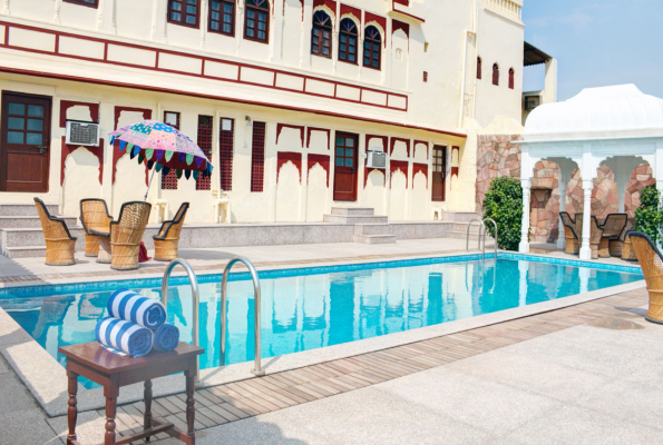 Poolside at Surajgarh Marriage Hall