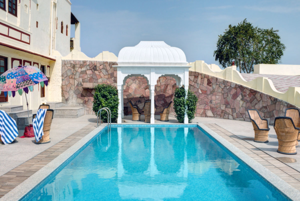 Poolside at Surajgarh Marriage Hall