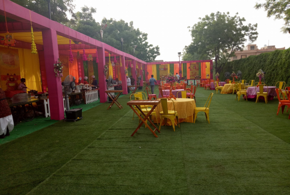 Lawn at Amargarh Resort By Tgs