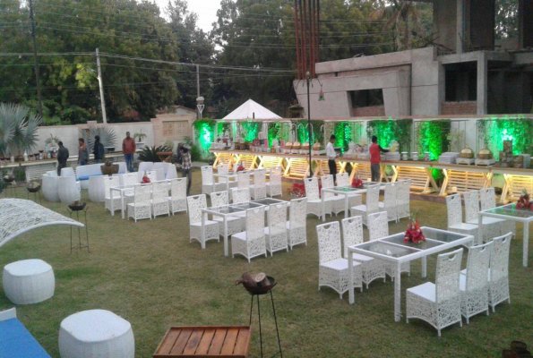 Lawn at Amargarh Resort By Tgs