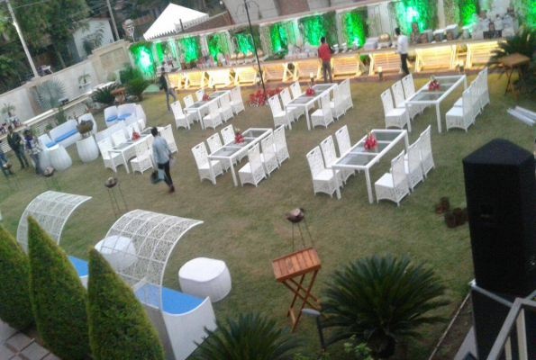 Lawn at Amargarh Resort By Tgs